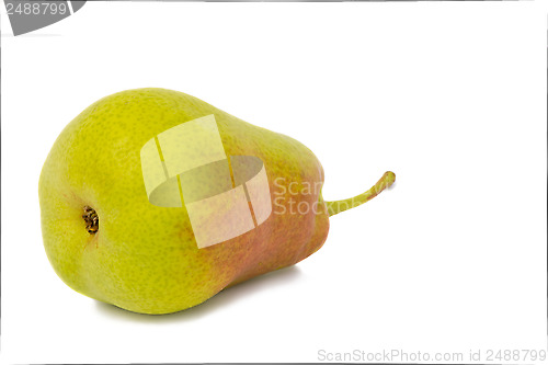 Image of Large pear on a white background