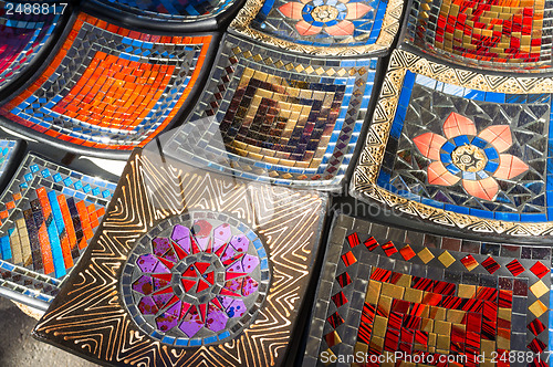 Image of Handcrafted enamel plates