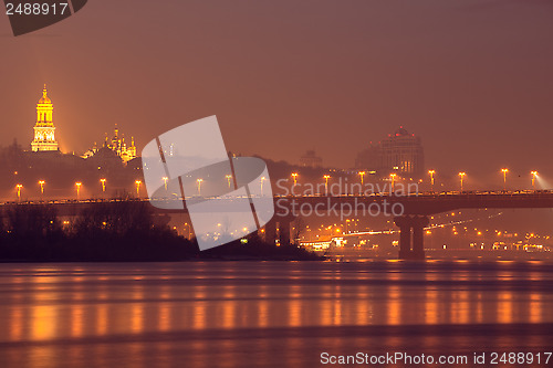 Image of Kiev at night