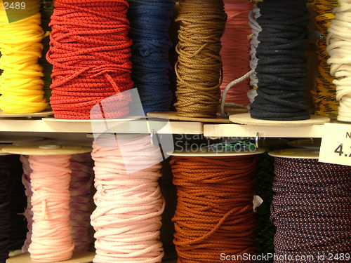 Image of rolls of ribbons