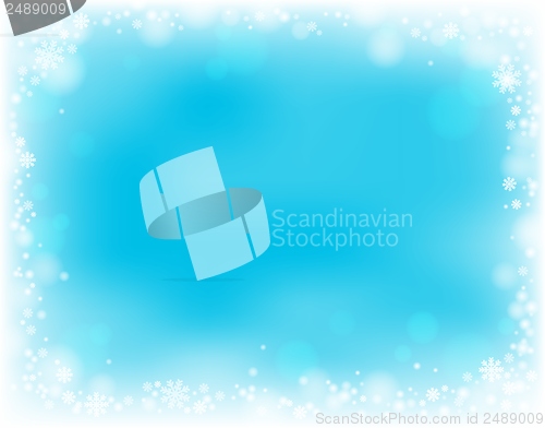 Image of Snowflake theme background 4