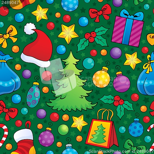 Image of Christmas seamless background 2