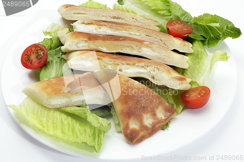 Image of Cheese fataya with salad