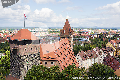 Image of Towers in Nuremberg castle