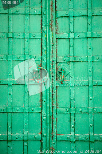 Image of Old iron door