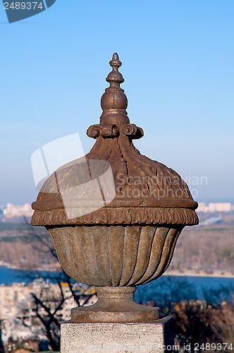 Image of Vintage metal sculpture.