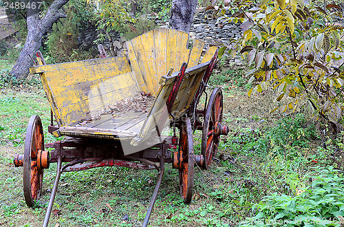 Image of Retro Wooden Cart