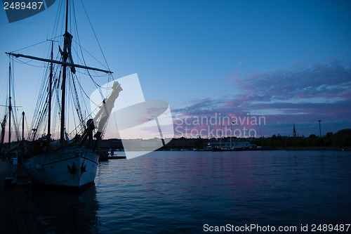 Image of Night Ships in Stockholm