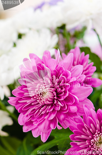 Image of Summer flowers bouquet, close-up  