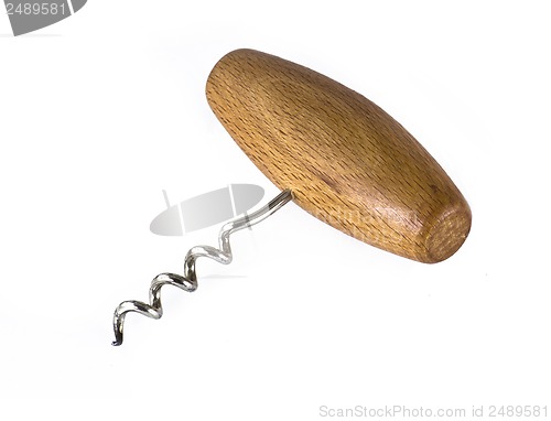 Image of Corkscrew on white background