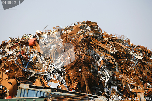 Image of Mountain of iron garbage