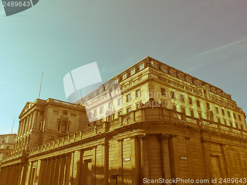 Image of Retro looking Bank of England
