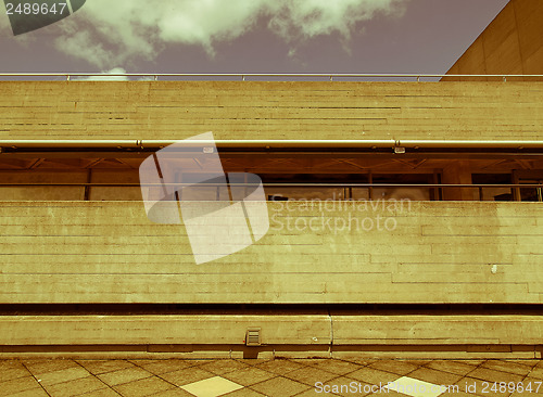 Image of Retro looking National Theatre London