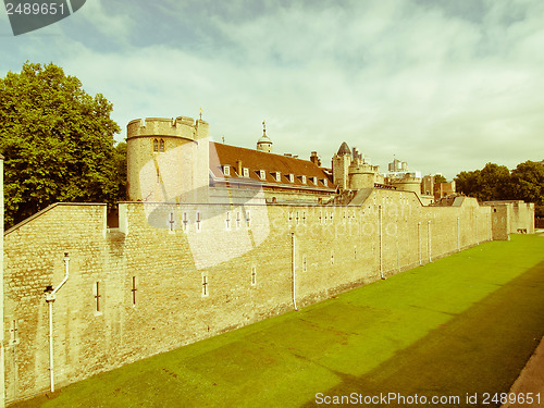 Image of Retro looking Tower of London