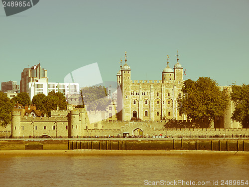 Image of Retro looking Tower of London