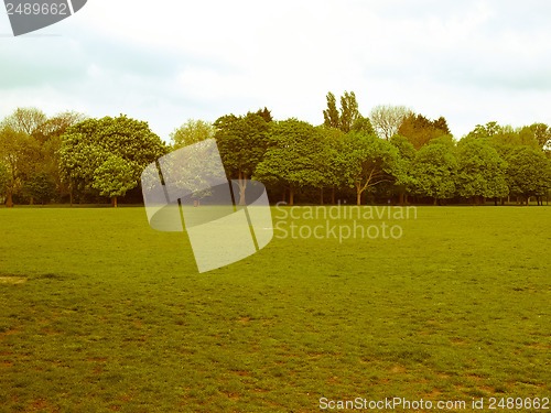 Image of Retro looking Urban Park