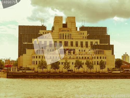 Image of Retro looking British Secret Service buidling