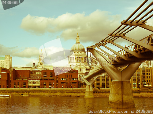 Image of Retro looking Saint Paul, UK