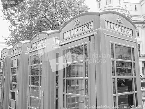 Image of London telephone box