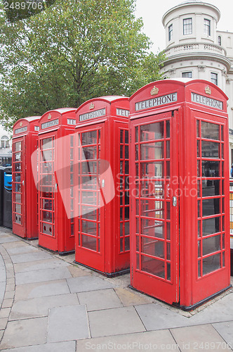 Image of London telephone box