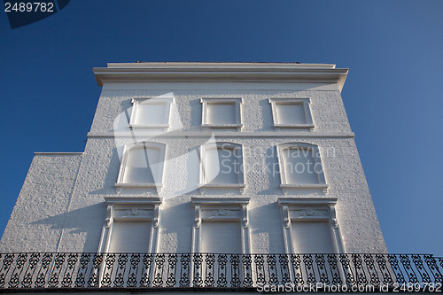 Image of White house without windows