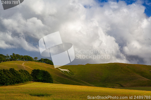 Image of Mystic White Horse near Avebury