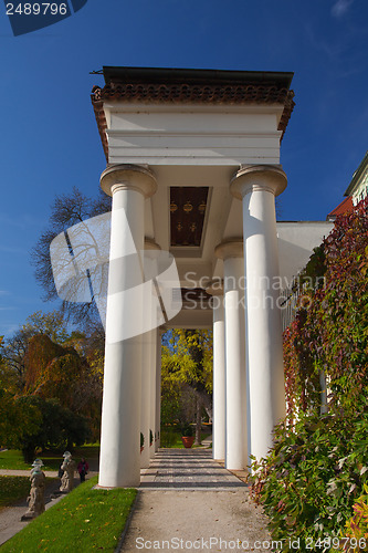 Image of Garden of Paradise in Prague in Czech Republic