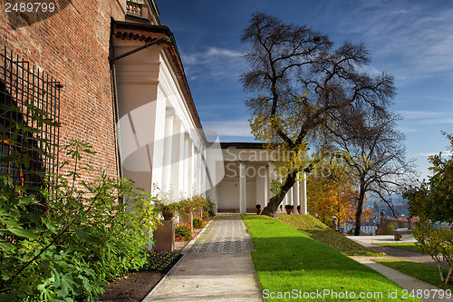 Image of Garden of Paradise in Prague in Czech Republic