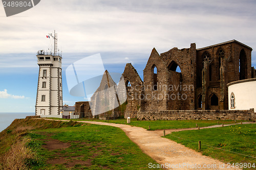 Image of On the coast, Pointe de Saint Mathieu, Brittany, France