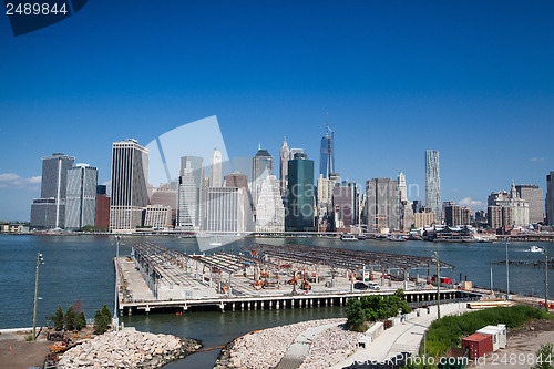 Image of Manhattan skyline - New York, NYC