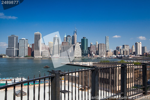 Image of Manhattan skyline - New York, NYC