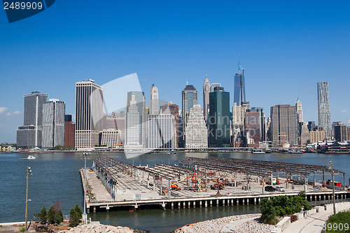 Image of Manhattan skyline - New York, NYC