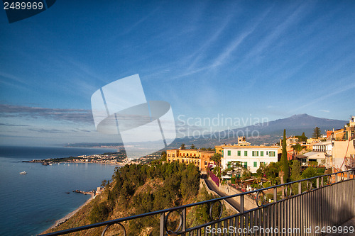 Image of Sunrise in Taormina on Sicily