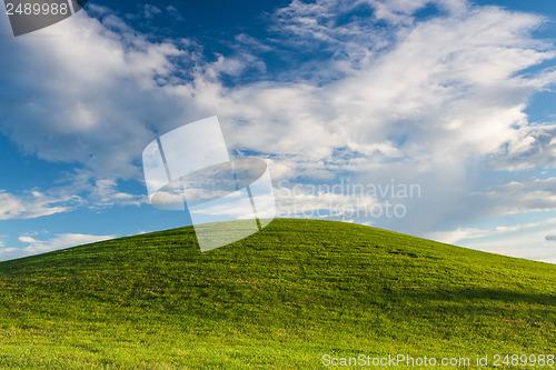 Image of Summer golf course at sunset