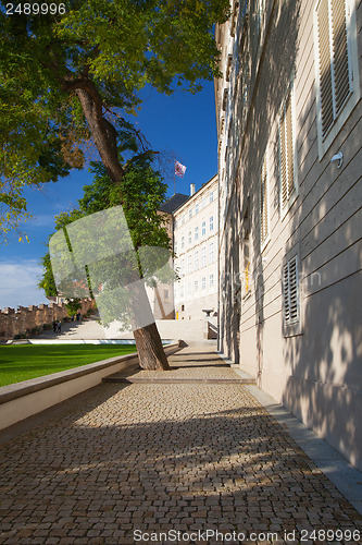 Image of Garden of Paradise in Prague in Czech Republic