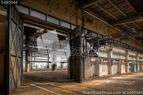 Image of Industrial interior of an old factory