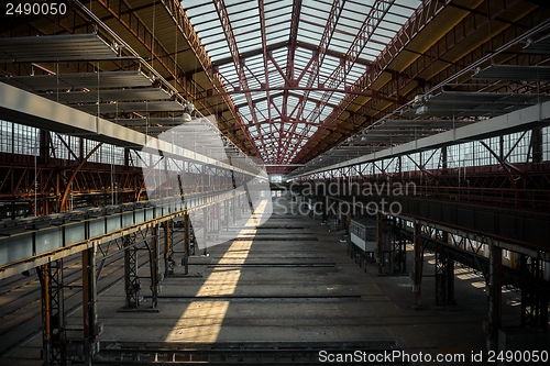 Image of Industrial interior of an old factory