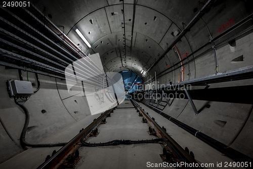 Image of Underground tunnel for the subway