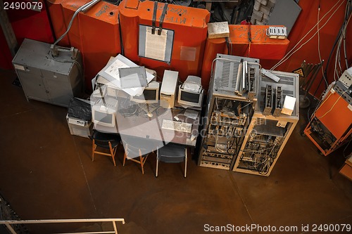 Image of Vintage photo of obsolete technology