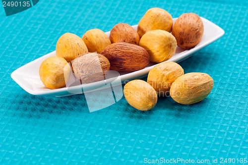 Image of large nuts on a plate