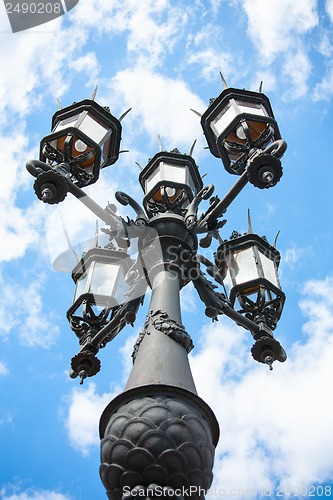 Image of Historical lantern in Dresden (Germany).