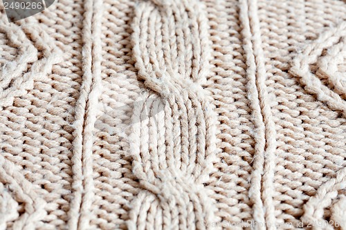 Image of Knitted cloth as a background.