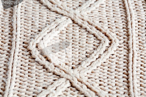 Image of Knitted cloth as a background.