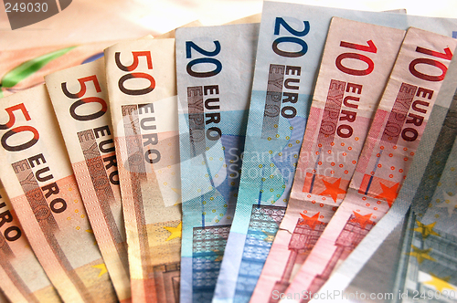 Image of euro background