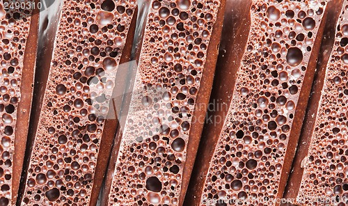 Image of Aerated porous chocolate as a background