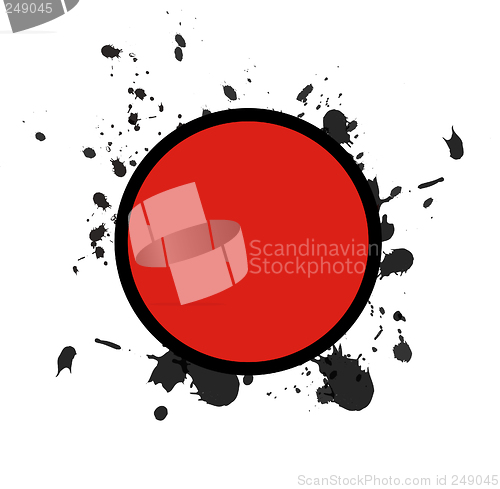 Image of Grunge frame - vector