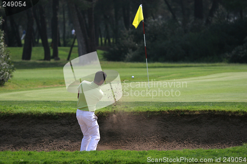 Image of Golf swing in riva dei tessali golf course, italy