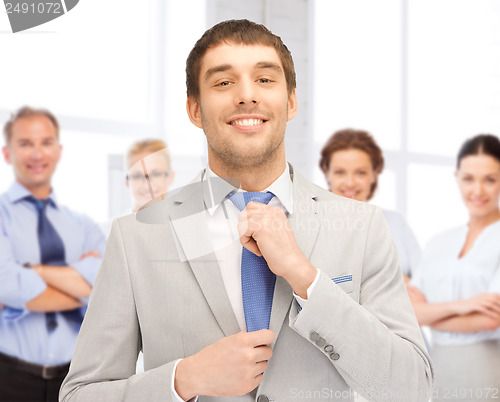 Image of businessman in office