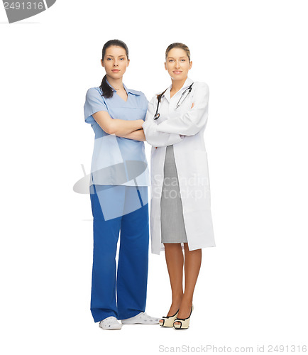 Image of two doctors in uniform