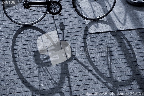 Image of Bike and shadow